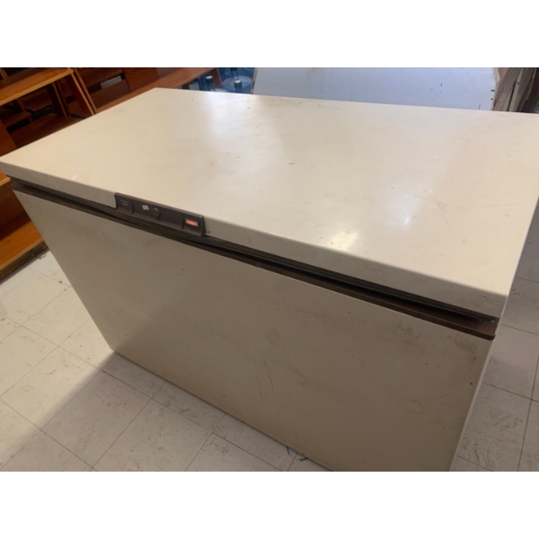 Working Freezer Measures 54”L, 27”W, 34”Deep. Bring help it’s heavy 