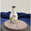 Image 2 : Floral Bird Snuff Bottle with Spoon 3H