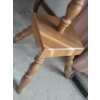 Image 3 : Vintage Oak Round End Table w/ Spindle Legs 31T