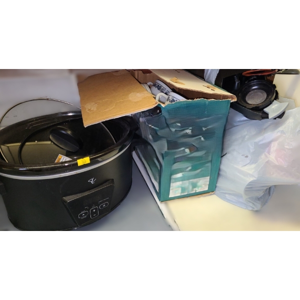 PC Slow Cooker, Black & Decker Home Cafe Machine, Dinnerware and More!