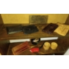 Image 3 : Small Book Shelf w/Assortment of Goodies- Hats, Pen, Wall Hanging, Wallets & More  24"w x7"d x 54"t