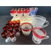 Image 1 : Cranberry Glass/Crystal Collection Assortment