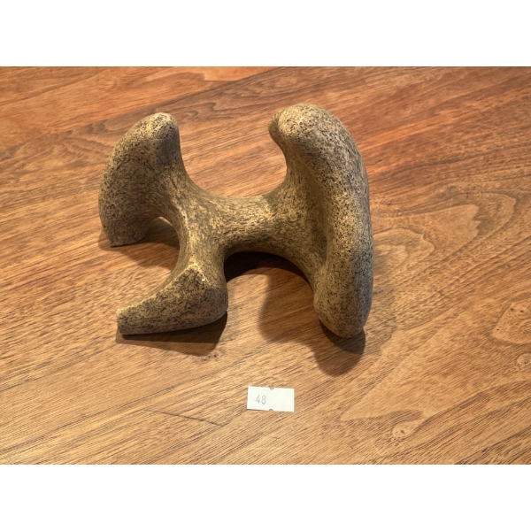 Charles Hilton, clay figure, small sculpture 6.5L