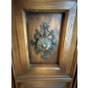 Image 3 : Ornate Wooden Cabinet with Metal Accents and Storage Shelves
