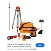 Image 1 : Johnson Self Leveling Rotary Laser Kit With Sunglasses and Tripod