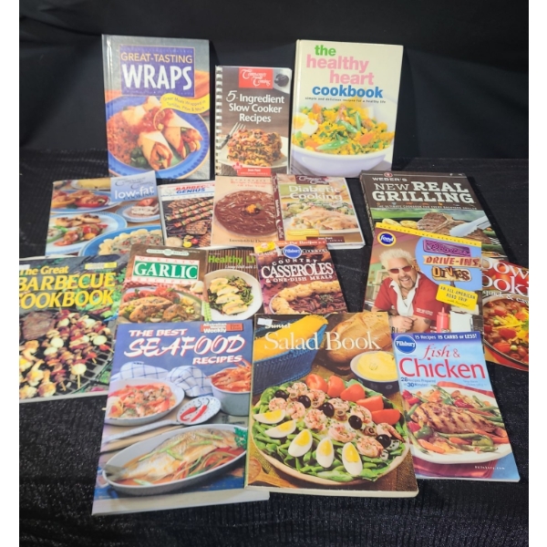 Selection of Cookbooks- Inspiration From Salads to Desserts!