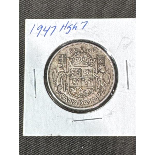 Canada 1947 Half Dollar Coin