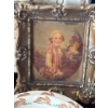 Image 8 : Royal Doulton's - 'Bunnykins' China w/ Antique Portrait In Gold Gilt Frame 4T