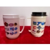 Image 5 : Oilers Glasses, NHL Teams on Gatorade Pack, Plastic Mugs and Glasses and PEZ Dispensers