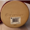 Image 3 : Le Creuset Cerise Salt Keeper (also Includes Scrub Brush) 6 T, 4 Diameter 