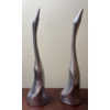 Hoselton Aluminum Art Sculptures, Made in Canada - Pair of Tall Birds (Largest 8T)