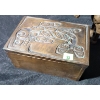 Image 3 : Cast Iron Animals, Cross, and wooden Decorative Box