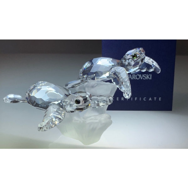 Swarovski Crystal Turtles 3.5x2.5