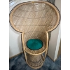 Image 3 : Peacock Chair Wicker Mid Century 55T