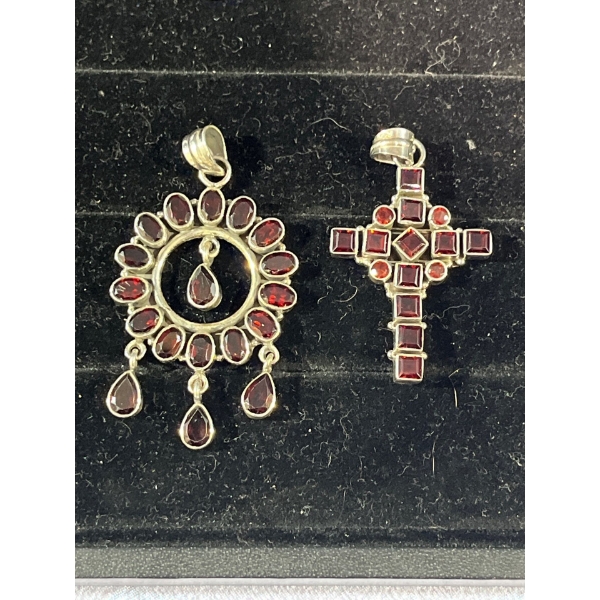 Collection of Red Stone Pendants