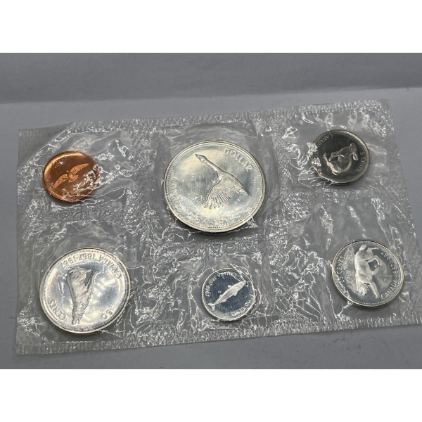 1967 Canadian Uncirculated Coin Set 43g 80% Silver
