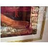 Image 3 : Thomasz Rut titled AENEIA In color on woven paper, hand embellished with 24 karat gold leaf signed 