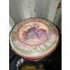 Image 3 : Storage "American Made Motorcycle" Stool and Tin Dodge Sign