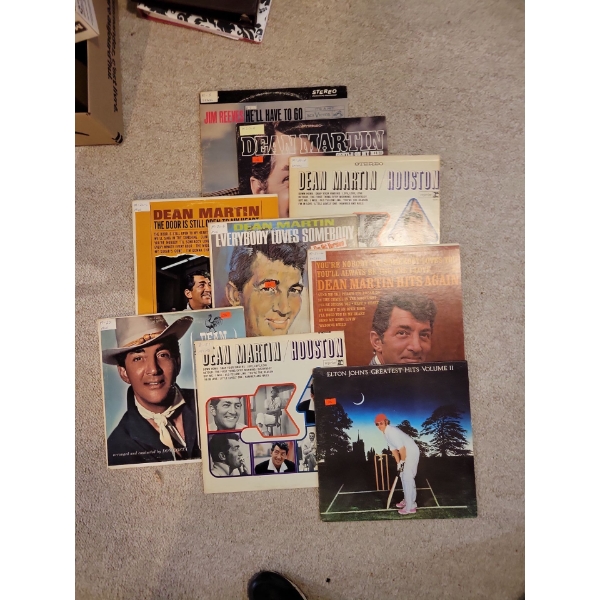 Record Collection Dean Martin Elton John Jim Reeves