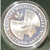 Image 2 : 1999 Lithuanian Baltic Way 50 Litas Silver Coin