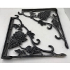 Image 1 : Cast Iron Rose Corner Bracket (2) 13x12 Each 