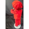 Image 3 : Candle Boy and Girl in Red Holiday Attire 7"Wooden Base, 24 T