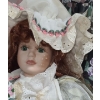 Image 7 : Assorted Dolls: "Anne" 13.5 T, Pink Dress 18.5 T, Holding Bunny 15 T, Flower Dress 24 T