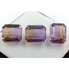 Image 1 : 43.91 ct Certified Bi-Colour Ametrine gemstone Parcel ($13,173 Appraisal)
