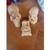Image 4 : 3 Nativity Sets 8T - Made From Stained Glass Plaster & Resin