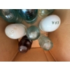 Image 2 : variety pack of glass, antique insulators, all sizes, colors and material some glass and some are ce