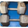 Image 1 : 45lbs Cast Iron Hex Dumbbels/Weights To Build Muscle & Strength
