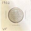 Image 1 : 1902 VF Canadian Quarter 92.5% Silver