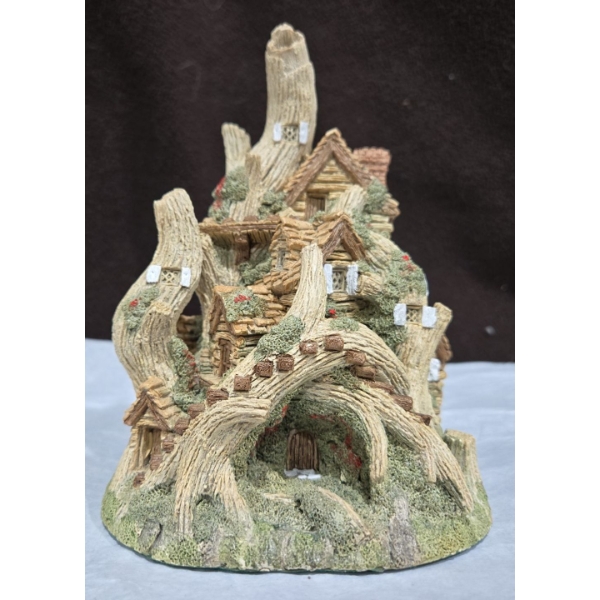 Hand Carving 'The Woodcutters Cottage' By David Winter 