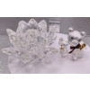 Swarovski Waterlily and Festive Bear