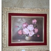 Image 2 : Three Rose Paintings w/ Velvet Trim Frame 14 X 12, 12 X 14