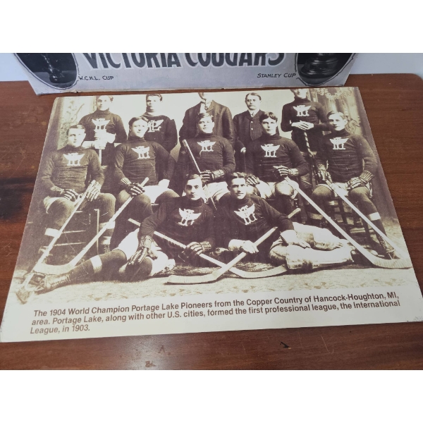 Antique Victoria Cougars Hockey Team Prints and Photographs