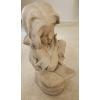 Image 2 : Plaster Resin Statue of Girl Reading a Book 11 W, 18 T (No Marking)
