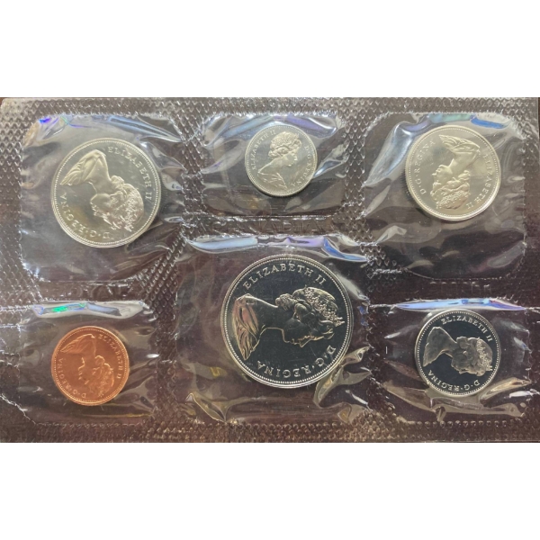 1972 Royal Canadian Mint Uncirculated Coin Set in Original Packaging