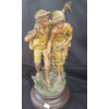 Image 2 : Metal Statue : "Ecole Buissonniere" 7.5" Diameter Base, 15 T, Stamped France