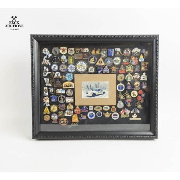 Collectible Pins from the RCMP in Lovely Display