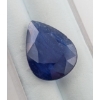 Image 2 : 8.27 ct Certified Midnight Sapphire Gemstone Pear Cut ($12,405 Appraisal)