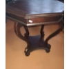 Image 1 : Bombay Company Wooden Side Table with Scroll Motif Legs 25 T, 24 W (2nd)