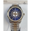 Image 2 :  Two-Tone Design With A Blue Dial, Roman Numerals, And A Compass-Style Motif Labeled "True North Str