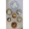 Image 1 : 1990 Silver & Aureate Dollar Coin Proof Set