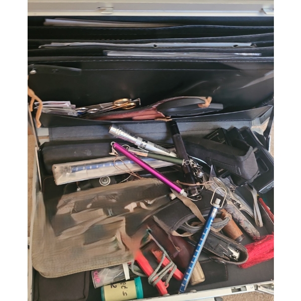 Case 18 X 12, Voice Recorders: Realistic Micro-25 and Optimus Micro-33, Garmin GPS, Scales and More!