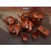Image 1 : Vintage Collectible Lombard England Solid Copper Tea & Pot Set