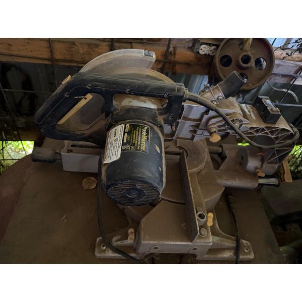 TradeMaster Radial Arm Saw on Table