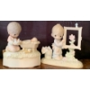 Image 1 : Precious Moments 'Crown Him Lord of All' Music Box Figurine & 'To God Be The Glory' Figure - 6T