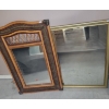 Image 2 : Mirrors: Straw Framed 22.5 X 34- Also:Last Supper Print 22 X 18 and "Needlecraft" Mona Lisa 23 X 33 