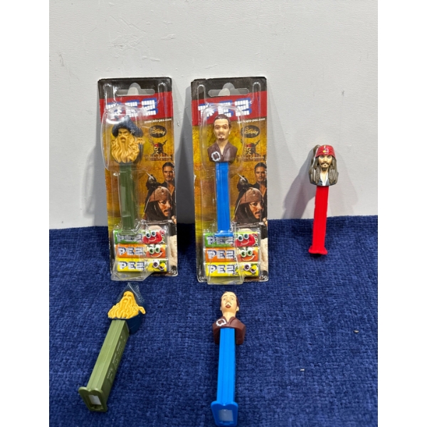 Collection of Pez Dispensers - Pirates of the Caribbean 